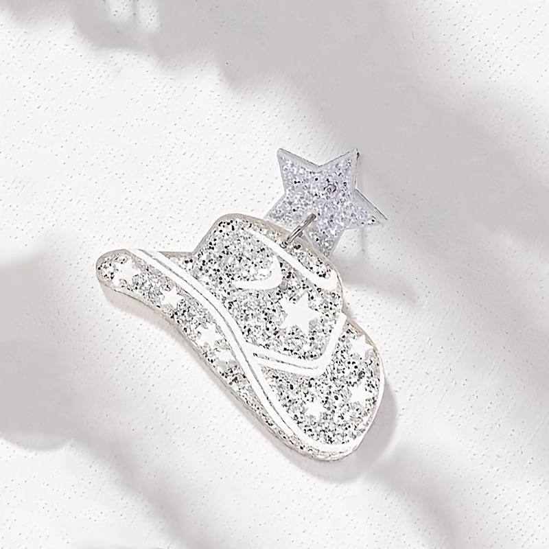 Star-Shaped Hat Earrings for Parties & Festivals